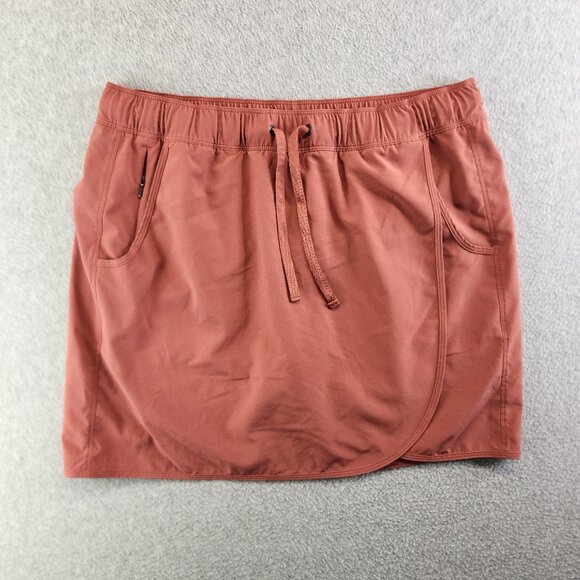 Patagonia Pants - Patagonia Skort Womens L Pink Fleetwith Faux Wrap Commuting Work Travel Golf